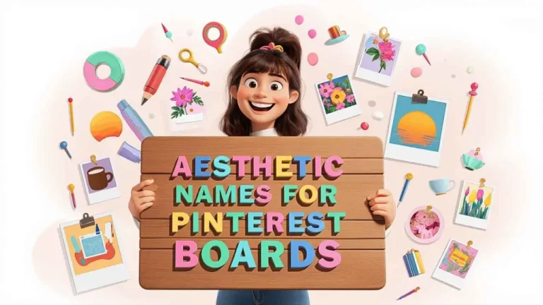 Aesthetic Names for Pinterest Boards