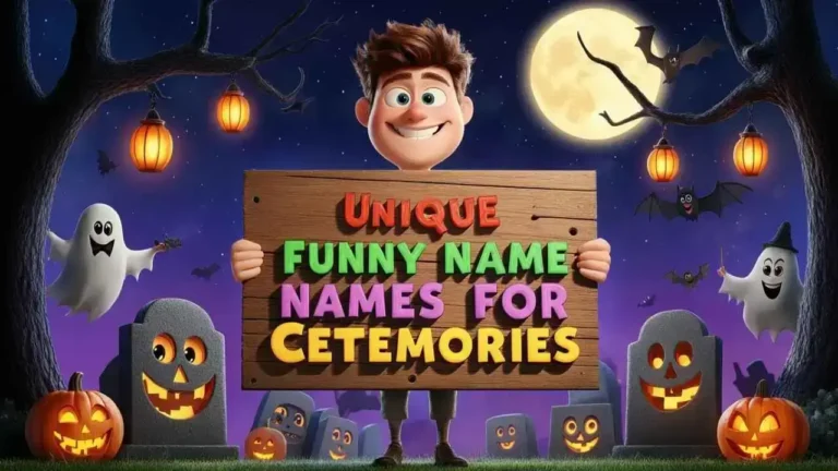 Unique funny names for cemeteries