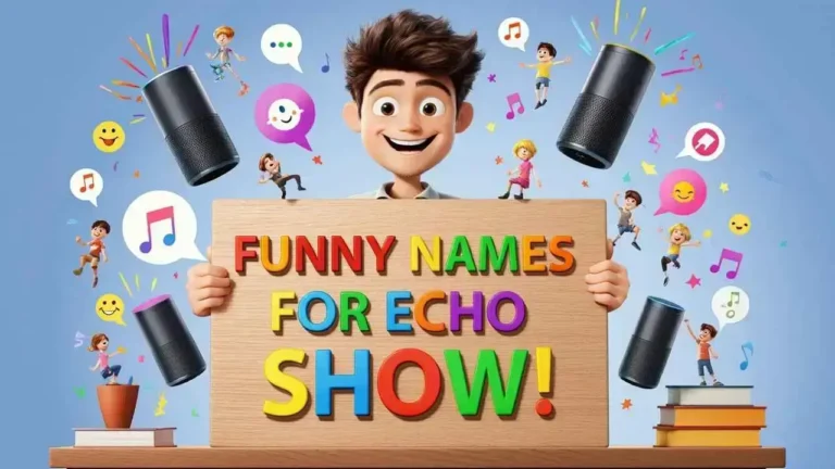 funny names for echo show