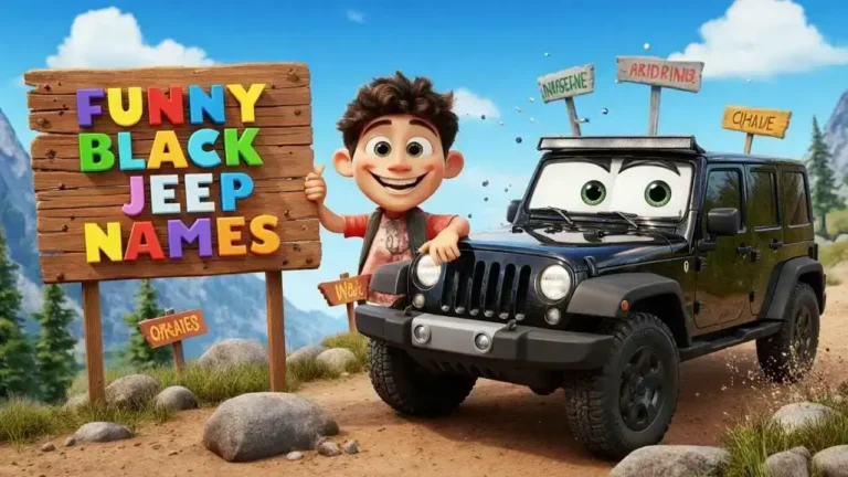 funny black jeep names