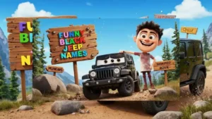 funny black jeep names