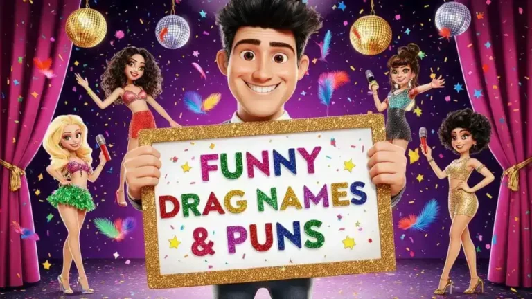 funny drag names puns