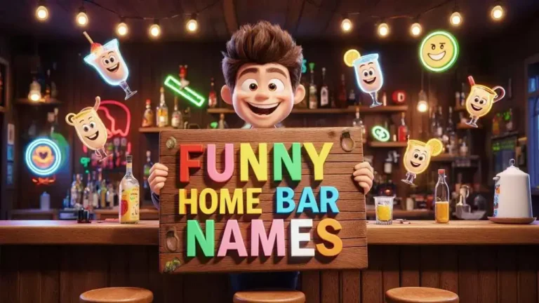 funny home bar names