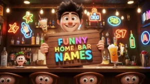 funny home bar names