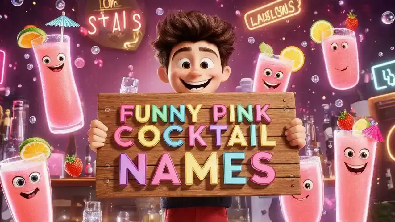 funny pink cocktail names