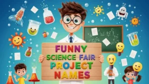 funny science fair project names