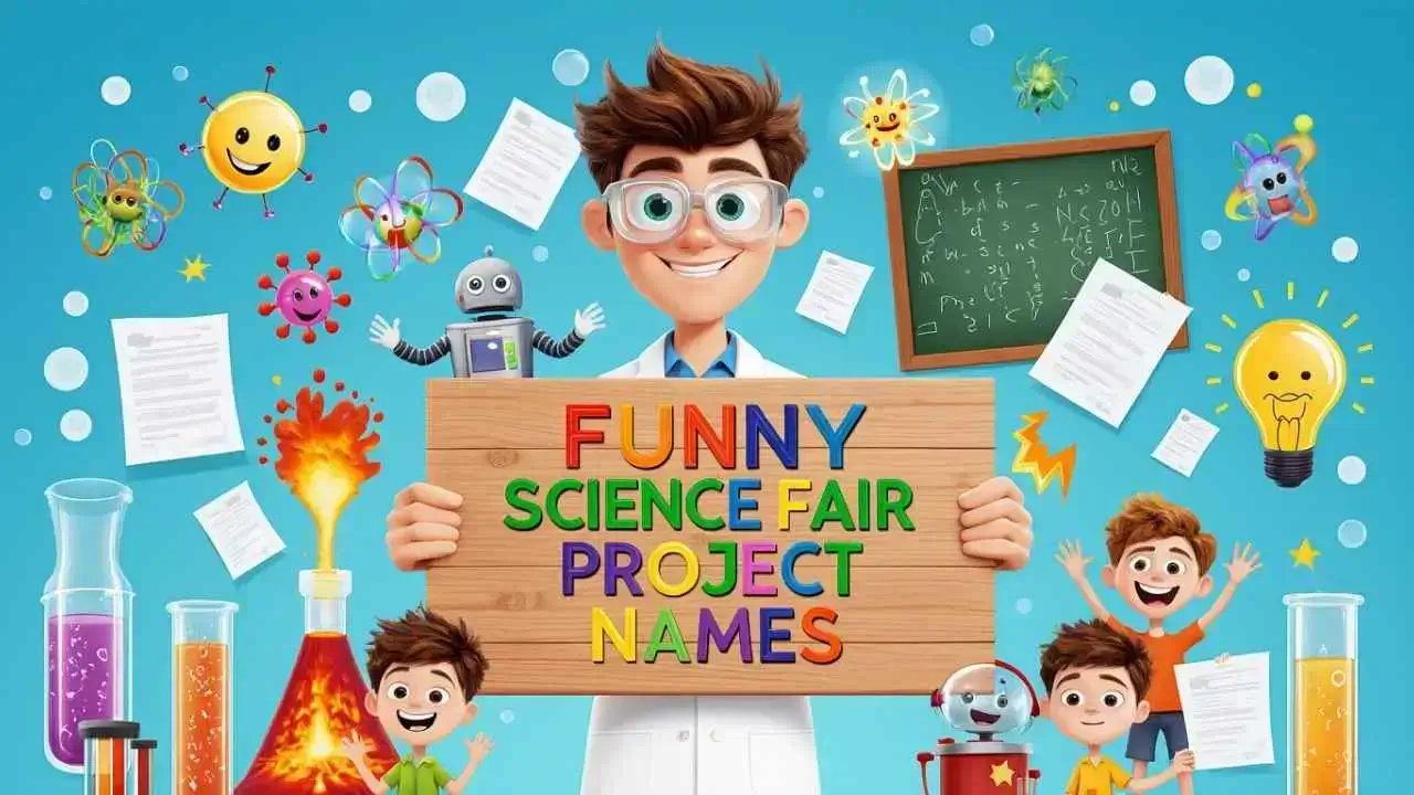 funny science fair project names