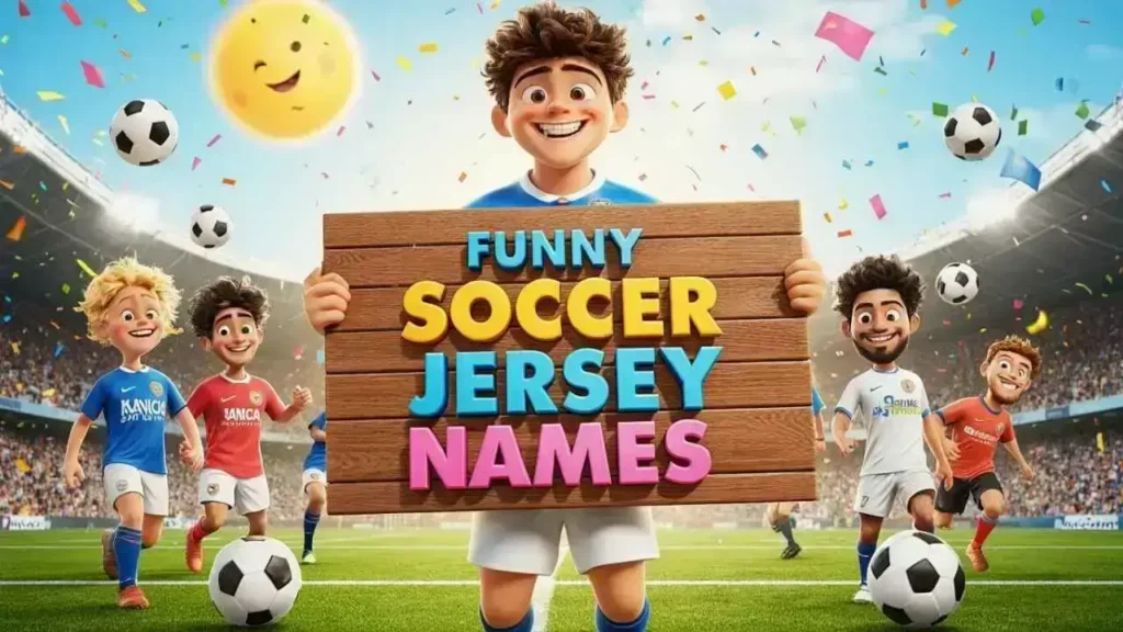 funny soccer jersey names