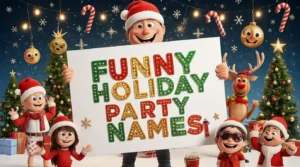 funny holiday party names