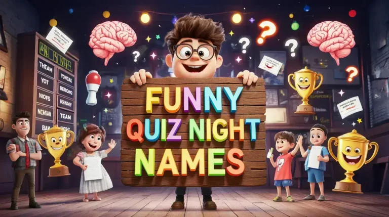funny quiz night names