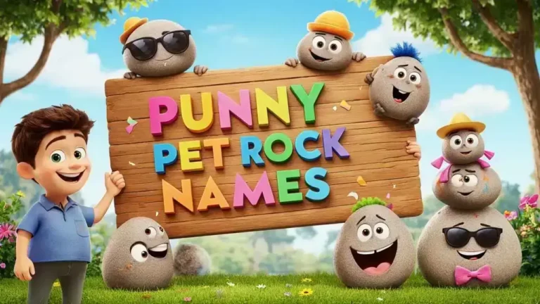 punny pet rock names