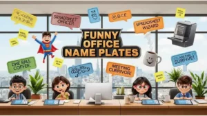 Funny Office Name Plates