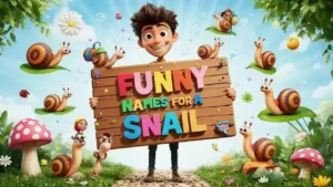 funny names for a snail