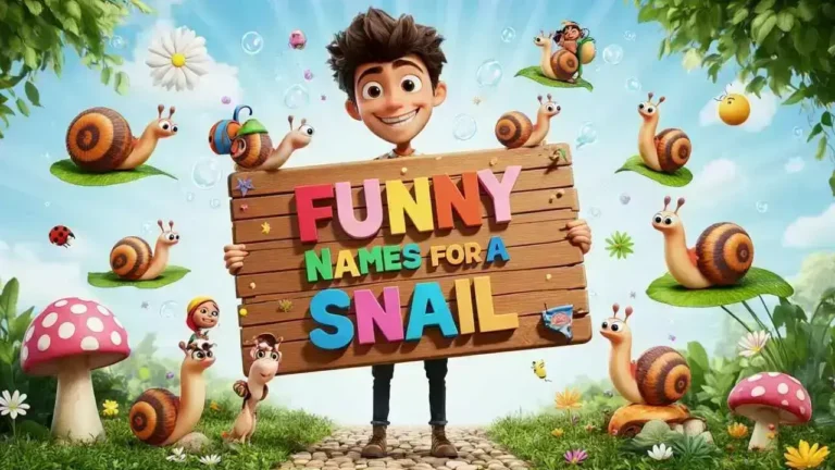 funny names for a snail