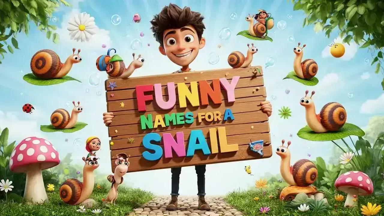 funny names for a snail