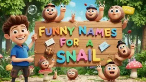 funny names for a snail