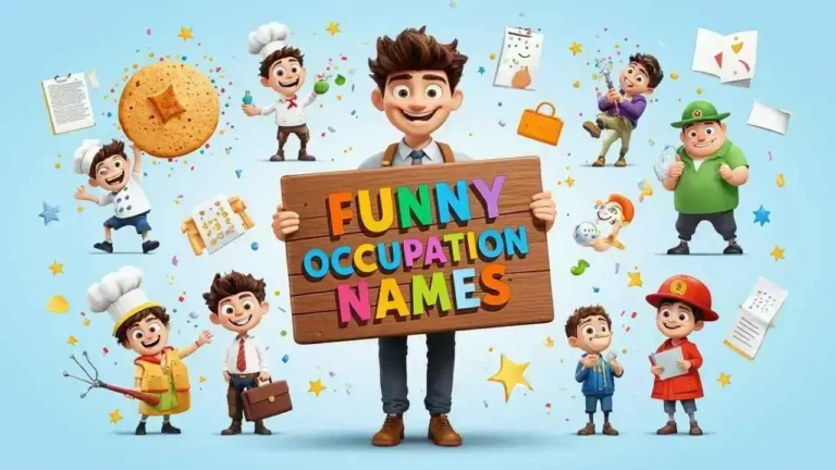 funny occupation names