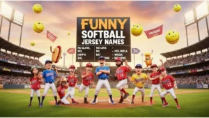 funny softball jersey names