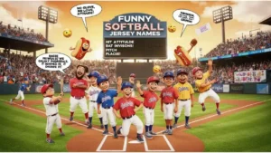 funny softball jersey names