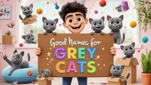 good names for grey cats