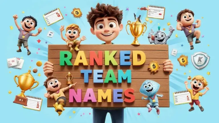 Funny Ranked Team Names