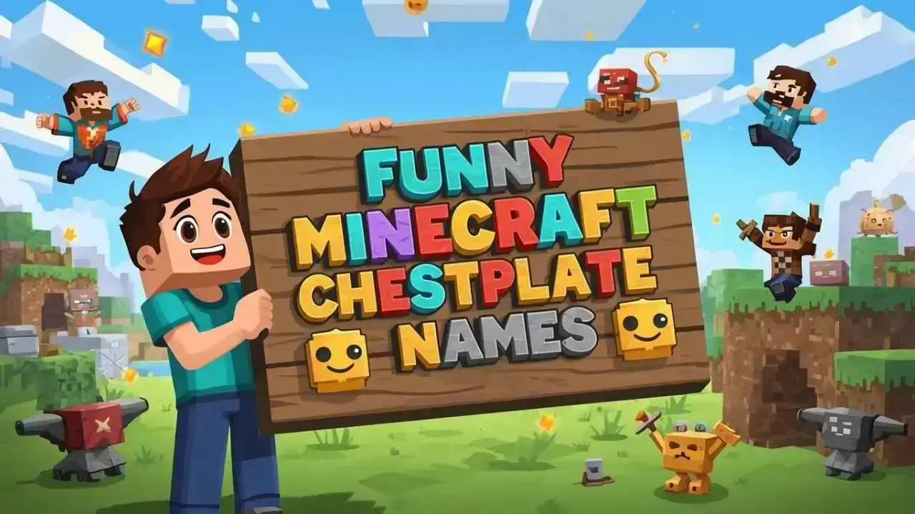 funny chestplate names minecraft