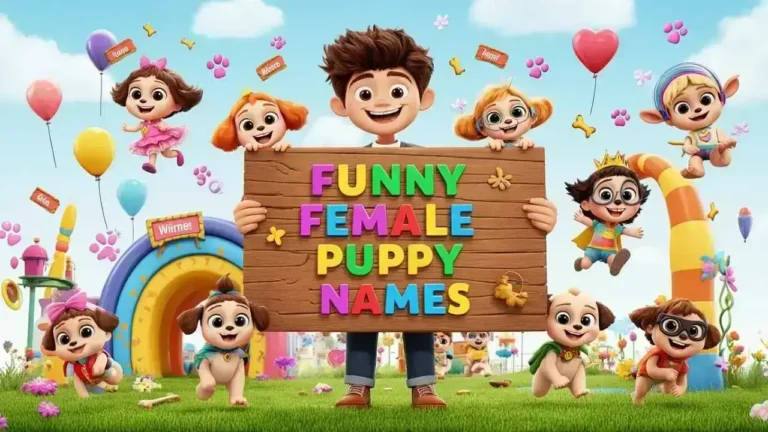 funny female puppy names