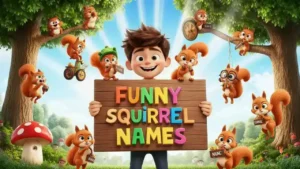 funny names for a squirrel