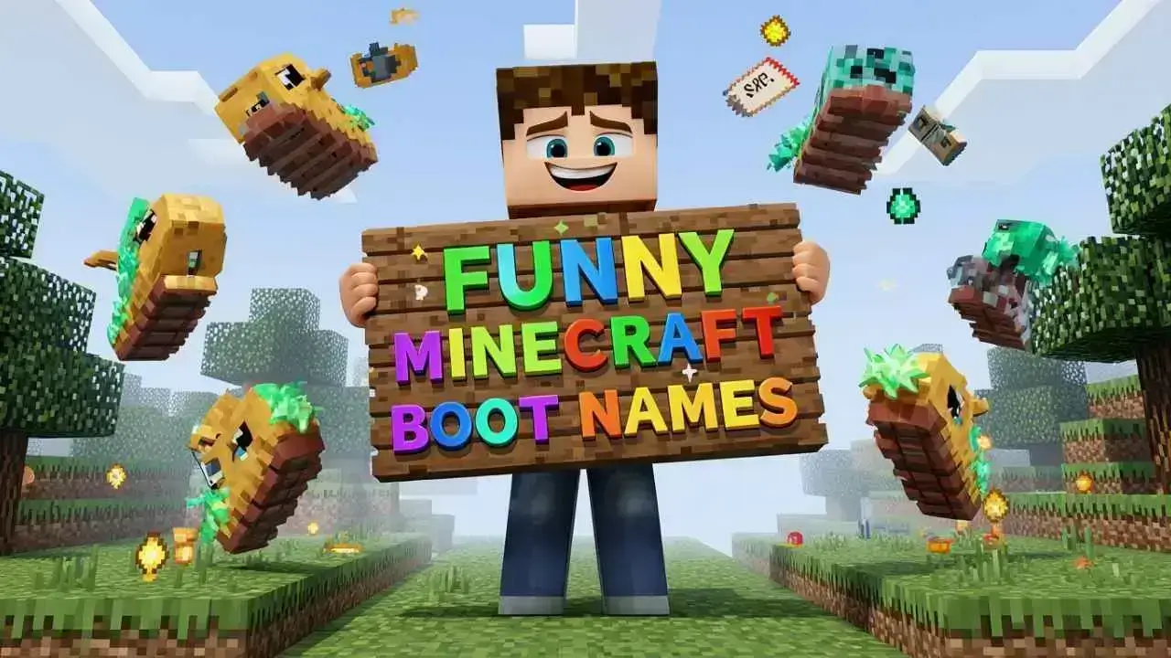 funny names for boots in minecraft