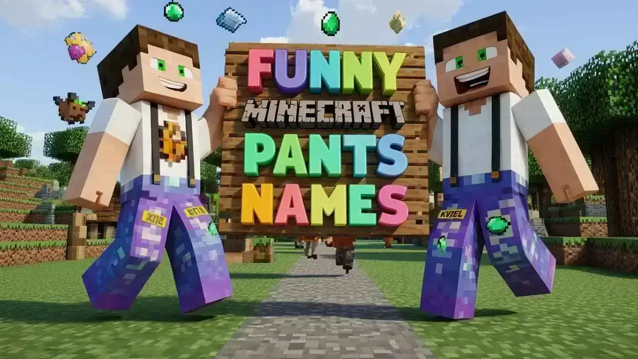 funny names for pants in minecraft