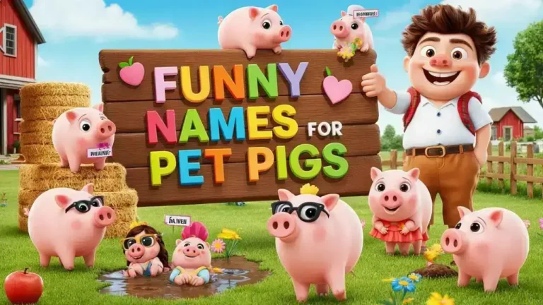 funny names for pet pigs