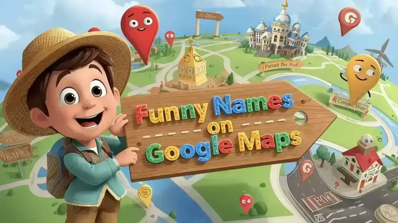 funny names on google maps