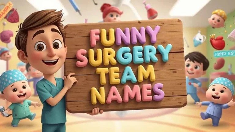 funny surgery team names
