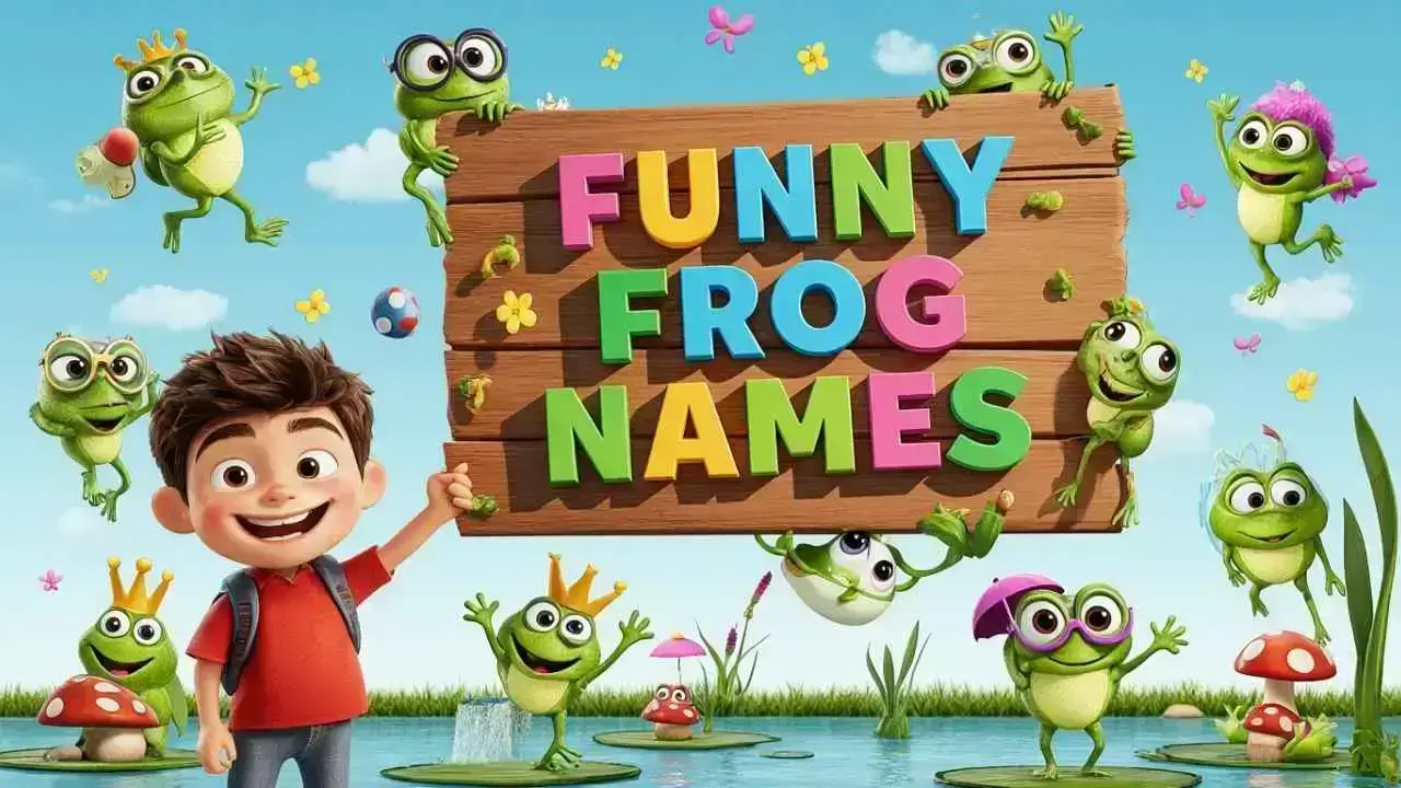 names for frogs funny