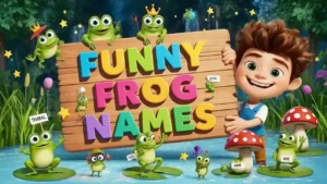 names for frogs funny