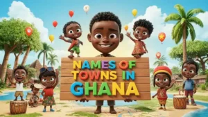 names of towns in ghana