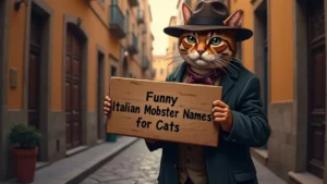 Funny Italian Mobster Names for Cats