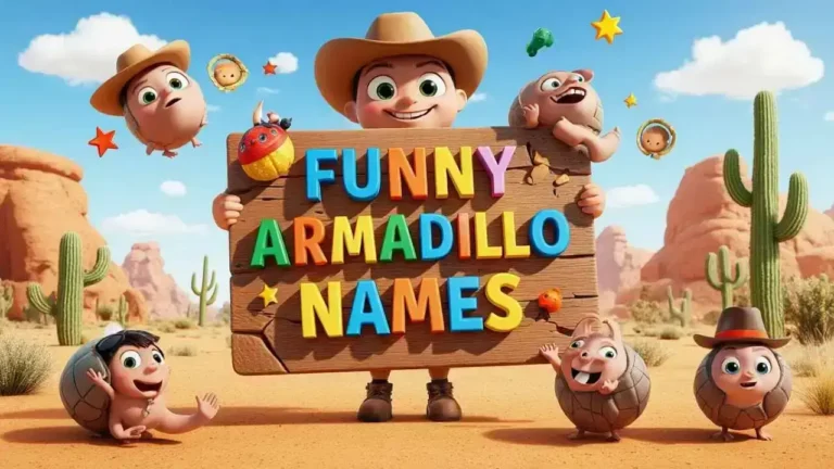 Funny armadillo names