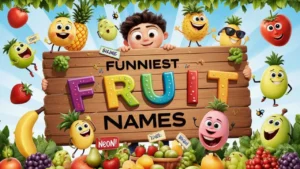 funniest fruit names