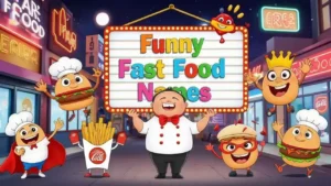 funny fast food names