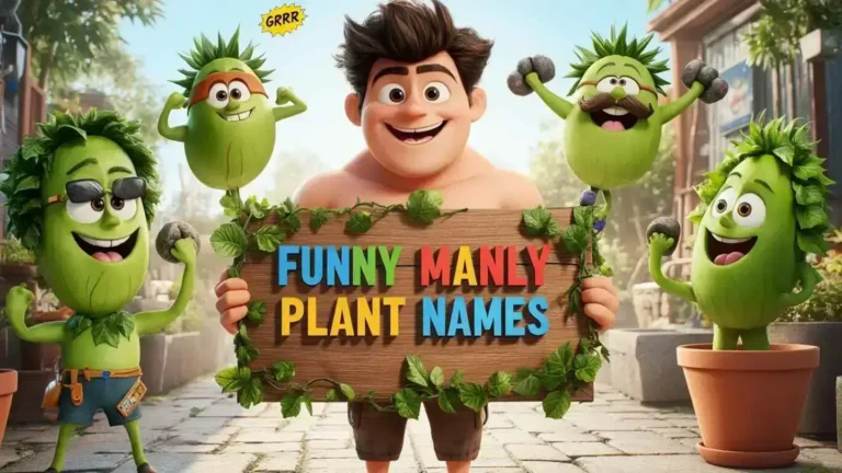 funny manly plants names