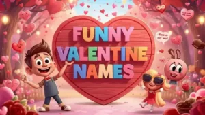 funny names for valentines