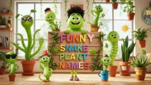 funny snake plant names